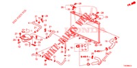 RADIATOR HOSE/RESERVE TAN K (DIESEL) (1.6L) for Honda CIVIC DIESEL 1.6 EX 5 Doors 6 speed manual 2013