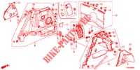 TRUNK SIDE LINING  for Honda CIVIC DIESEL 1.6 EX 5 Doors 6 speed manual 2013