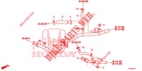 WATER HOSE/HEATER DUCT (DIESEL) (1.6L) for Honda CIVIC DIESEL 1.6 EX 5 Doors 6 speed manual 2013