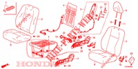 FRONT SEAT/SEATBELTS (D.) (RH) for Honda CIVIC DIESEL 1.6 S 5 Doors 6 speed manual 2013