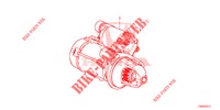 STARTER MOTOR (DENSO) (DIESEL) (1.6L) for Honda CIVIC DIESEL 1.6 S 5 Doors 6 speed manual 2013