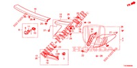 TAILLIGHT/LICENSE LIGHT (PGM FI)  for Honda CIVIC DIESEL 1.6 S 5 Doors 6 speed manual 2013