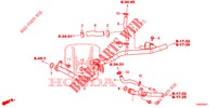 WATER HOSE/HEATER DUCT (DIESEL) (1.6L) for Honda CIVIC DIESEL 1.6 S 5 Doors 6 speed manual 2013