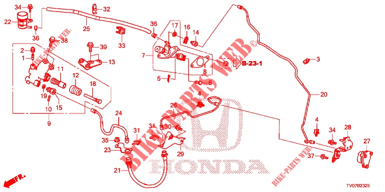 BRAKE MASTER CYLINDER (DIESEL) (1.6L) (RH) for Honda CIVIC DIESEL 1.6 S 5 Doors 6 speed manual 2013