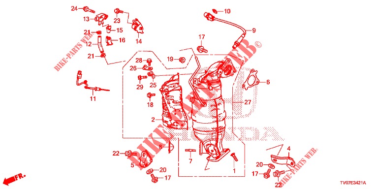 TORQUE CONVERTER (DIESEL) (1.6L) for Honda CIVIC DIESEL 1.6 S 5 Doors 6 speed manual 2013