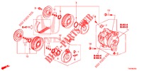 AIR CONDITIONER (COMPRESSEUR) (DIESEL) (1.6L) for Honda CIVIC DIESEL 1.6 SE 5 Doors 6 speed manual 2013