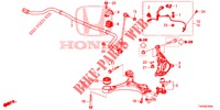 FRONT KNUCKLE  for Honda CIVIC DIESEL 1.6 SE 5 Doors 6 speed manual 2013