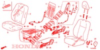 FRONT SEAT/SEATBELTS (D.) (RH) for Honda CIVIC DIESEL 1.6 SE 5 Doors 6 speed manual 2013