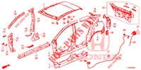 OUTER PANELS/REAR PANEL  for Honda CIVIC DIESEL 1.6 SE 5 Doors 6 speed manual 2013
