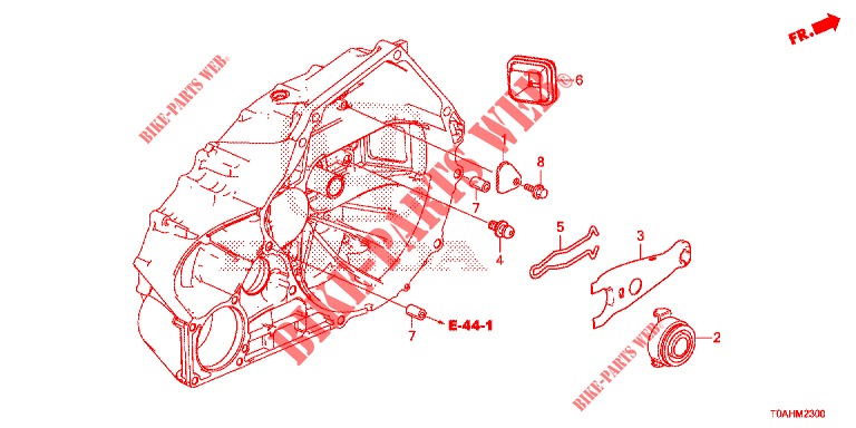 CLUTCH RELEASE (DIESEL) (2) for Honda CR-V DIESEL 1.6 EXCLUSIVE NAVI 4WD 5 Doors 6 speed manual 2017