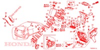 CONTROL UNIT (CABINE) (1) (RH) for Honda CIVIC 1.8 EX 5 Doors 5 speed automatic 2013