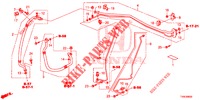 AIR CONDITIONER (FLEXIBLES/TUYAUX) (RH) for Honda CIVIC 1.8 EX 5 Doors 5 speed automatic 2014