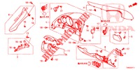 INSTRUMENT GARNISH (COTE DE CONDUCTEUR) (RH) for Honda CIVIC 1.8 EX 5 Doors 5 speed automatic 2014
