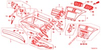INSTRUMENT GARNISH (COTE DE PASSAGER) (RH) for Honda CIVIC 1.8 EXGT 5 Doors 5 speed automatic 2014