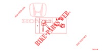 KEY CYLINDER SET (INTELLIGENT) for Honda CIVIC 1.8 EXGT 5 Doors 5 speed automatic 2014