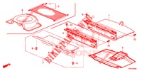 REAR FLOOR BOX  for Honda CIVIC 1.8 EXGT 5 Doors 5 speed automatic 2014