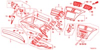 INSTRUMENT GARNISH (COTE DE PASSAGER) (RH) for Honda CIVIC 1.8 S 5 Doors 5 speed automatic 2014