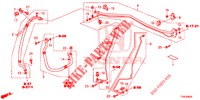 AIR CONDITIONER (FLEXIBLES/TUYAUX) (RH) for Honda CIVIC 1.8 SE 5 Doors 5 speed automatic 2014