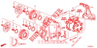 AIR CONDITIONER (COMPRESSEUR) (1.8L) for Honda CIVIC 1.8 ES 5 Doors 5 speed automatic 2015