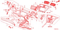 INSTRUMENT GARNISH (COTE DE PASSAGER) (RH) for Honda CIVIC 1.8 S 5 Doors 5 speed automatic 2015