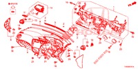 INSTRUMENT PANEL UPPER (RH) for Honda CIVIC 1.8 S 5 Doors 5 speed automatic 2015