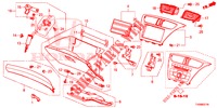 INSTRUMENT GARNISH (RH) for Honda CIVIC 1.8 EXGT 5 Doors 5 speed automatic 2016