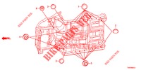 GROMMET (INFERIEUR) for Honda CIVIC 1.8 S 5 Doors 5 speed automatic 2013