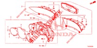 SPEEDOMETER  for Honda CIVIC 1.8 S 5 Doors 5 speed automatic 2013