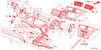 INSTRUMENT GARNISH (COTE DE PASSAGER) (RH) for Honda CIVIC 1.8 SE 5 Doors 5 speed automatic 2013