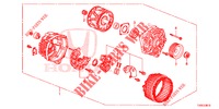 ALTERNATOR (MITSUBISHI) (1.4L) for Honda CIVIC 1.4 EXECUTIVE 5 Doors 6 speed manual 2014