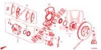FRONT BRAKE  for Honda CIVIC 1.4 EXECUTIVE 5 Doors 6 speed manual 2014