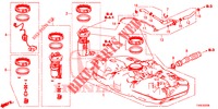 FUEL TANK  for Honda CIVIC 1.4 EXECUTIVE 5 Doors 6 speed manual 2014