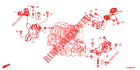 ENGINE MOUNTS (1.4L) for Honda CIVIC 1.4 EXECUTIVE 5 Doors 6 speed manual 2015