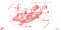 HEADLIGHT  for Honda CIVIC 1.4 EXECUTIVE 5 Doors 6 speed manual 2015