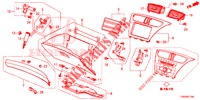 INSTRUMENT GARNISH (COTE DE PASSAGER) (RH) for Honda CIVIC 1.4 EXECUTIVE 5 Doors 6 speed manual 2015