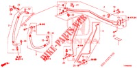 AIR CONDITIONER (FLEXIBLES/TUYAUX) (RH) for Honda CIVIC 1.4 EXECUTIVE 5 Doors 6 speed manual 2016