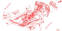 FLOOR MAT/INSULATOR  for Honda CIVIC 1.4 EXECUTIVE 5 Doors 6 speed manual 2016