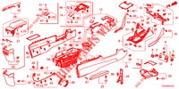 CONSOLE (RH) for Honda CIVIC 1.5 SPORT PLUS 5 Doors 6 speed manual 2017