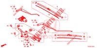FRONT WINDSHIELD WIPER (RH) for Honda CIVIC 1.5 SPORT PLUS 5 Doors 6 speed manual 2017