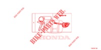 KEY CYLINDER SET (INTELLIGENT) for Honda CIVIC 1.5 SPORT PLUS 5 Doors 6 speed manual 2017