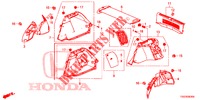TRUNK SIDE LINING  for Honda CIVIC 1.5 SPORT PLUS 5 Doors 6 speed manual 2017