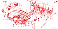 INSTRUMENT PANEL UPPER (RH) for Honda CIVIC 1.8 ES 5 Doors 6 speed manual 2013