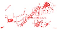 REAR DOOR LOCKS/OUTER HAN DLE  for Honda CIVIC 1.8 ES 5 Doors 6 speed manual 2013