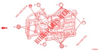 GROMMET (INFERIEUR) for Honda CIVIC 1.8 EX 5 Doors 6 speed manual 2013