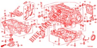 CYLINDER BLOCK/OIL PAN (1.8L) for Honda CIVIC 1.8 S 5 Doors 6 speed manual 2013