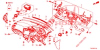 INSTRUMENT PANEL UPPER (RH) for Honda CIVIC 1.8 S 5 Doors 6 speed manual 2013