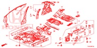 FLOOR/INNER PANELS  for Honda CIVIC 1.4 S 5 Doors 6 speed manual 2014