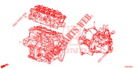 ENGINE ASSY./TRANSMISSION  ASSY. (1.4L) for Honda CIVIC 1.4 SE 5 Doors 6 speed manual 2014