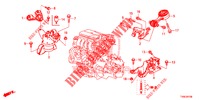 ENGINE MOUNTS (1.4L) for Honda CIVIC 1.4 SE 5 Doors 6 speed manual 2014