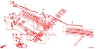 FRONT WINDSHIELD WIPER (RH) for Honda CIVIC 1.4 SE 5 Doors 6 speed manual 2014